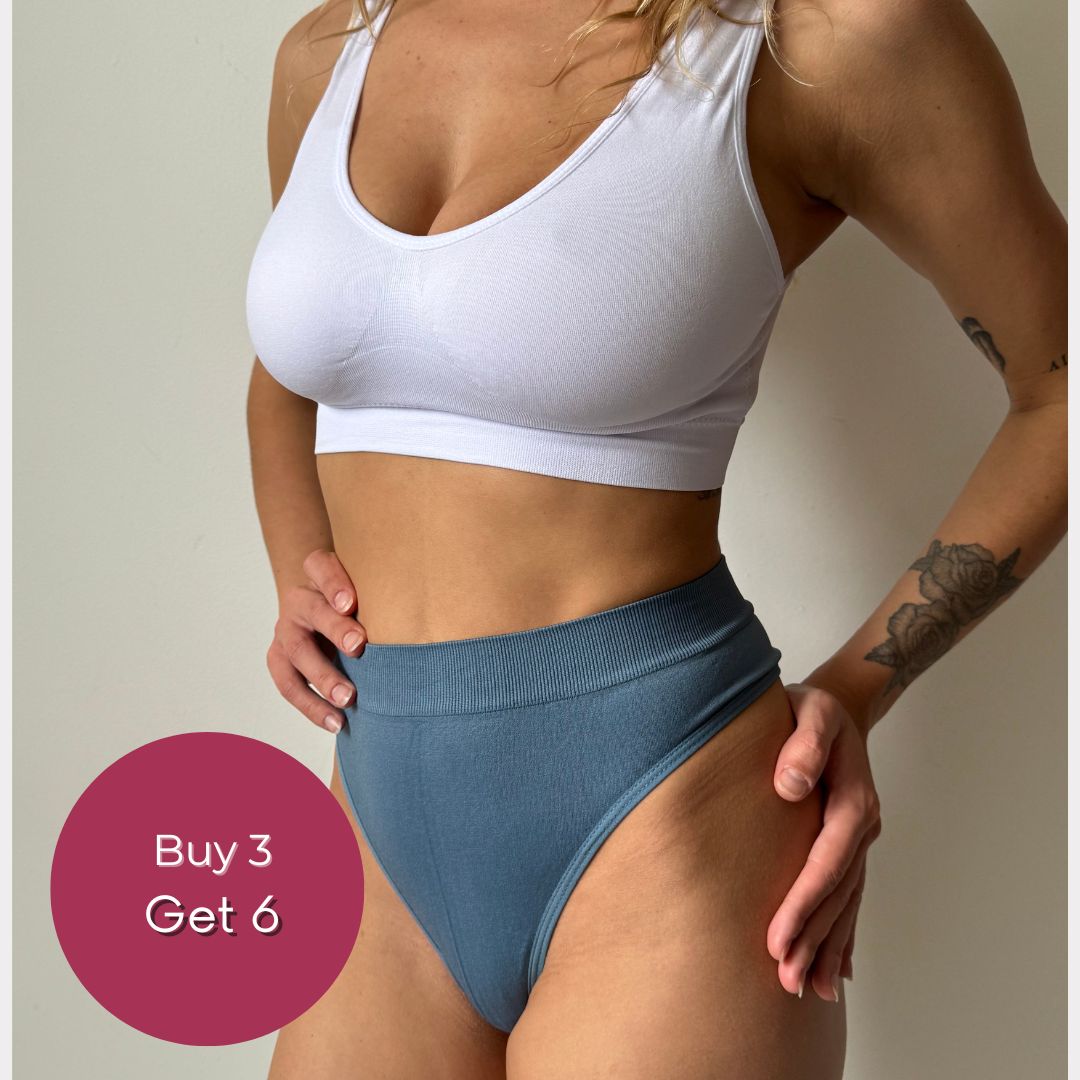 High-Waist FlexiFit Thong - Buy 3, Get 6