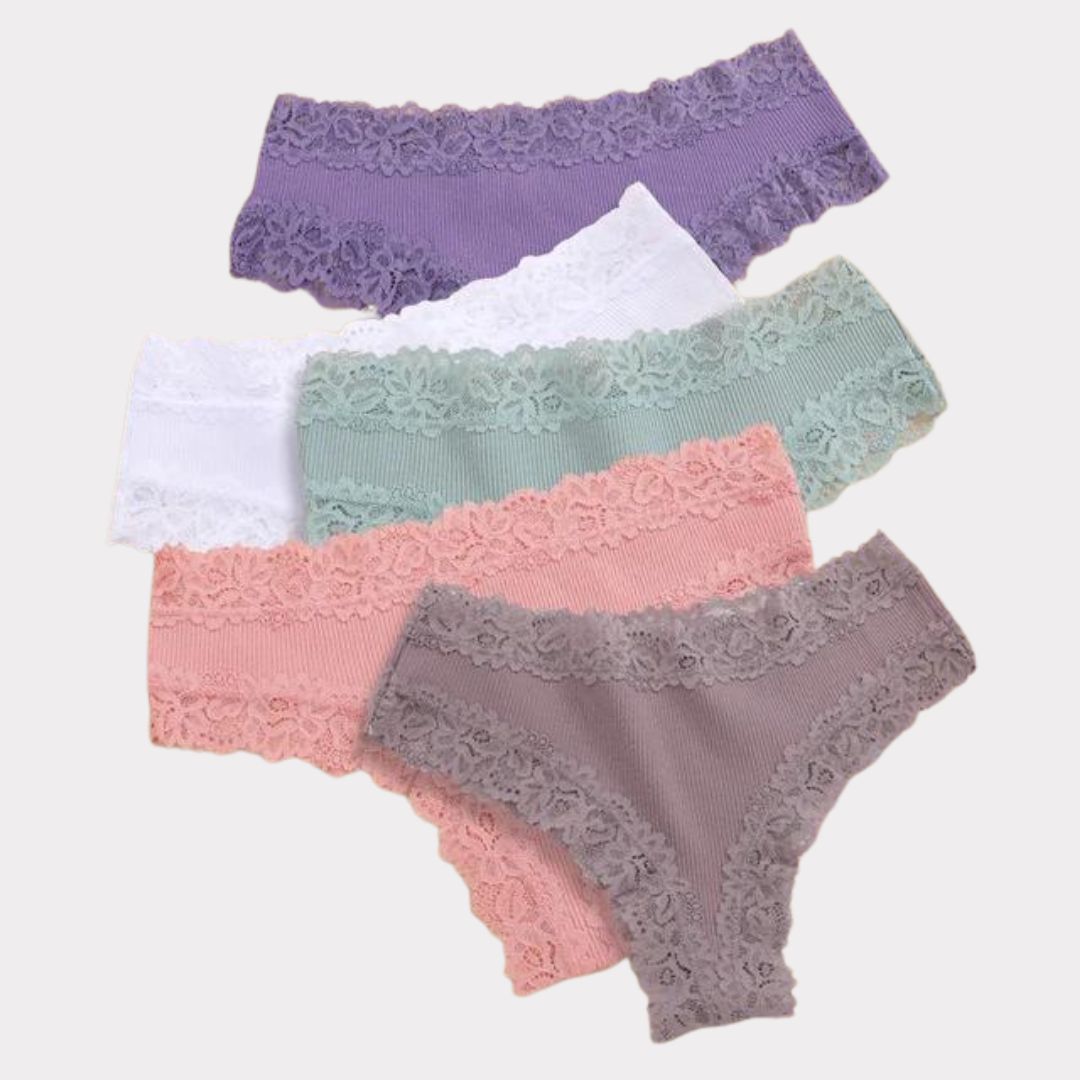 CottonLace Thong [Antibacterial] - Buy 3, Get 5