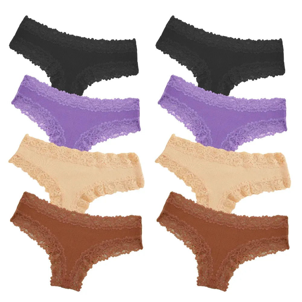 CottonLace Thong [Antibacterial] - Buy 4, Get 8