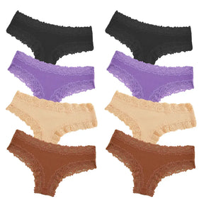 CottonLace Thong [Antibacterial] - Buy 4, Get 8
