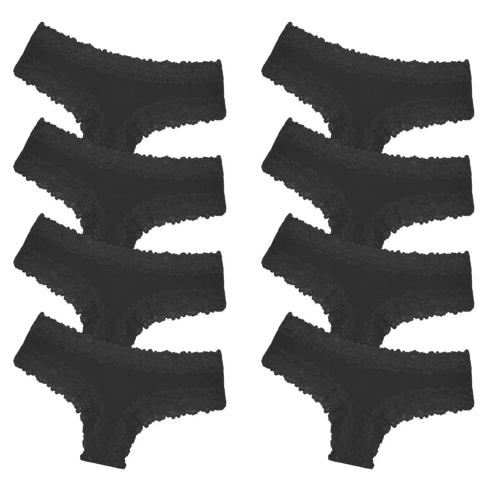 CottonLace Thong [Antibacterial] - Buy 4, Get 8