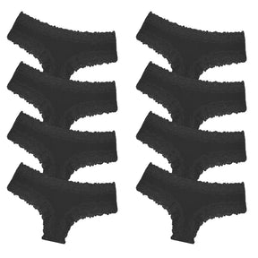 CottonLace Thong [Antibacterial] - Buy 4, Get 8